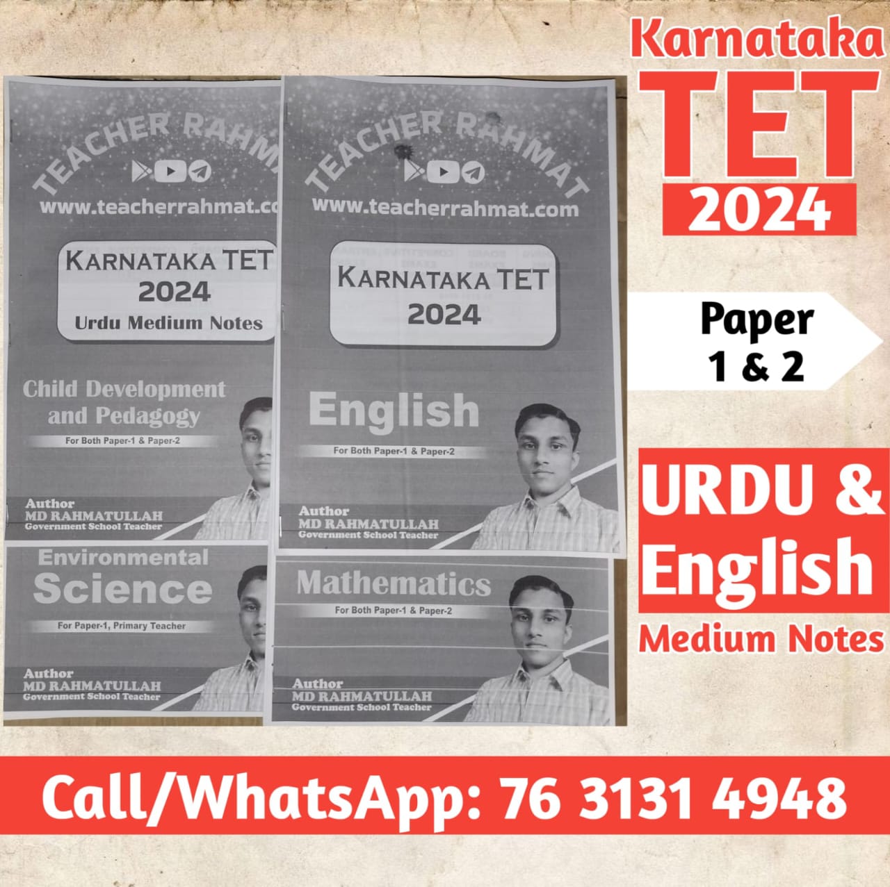 Karnataka TET Paper-2 Urdu Medium Notes